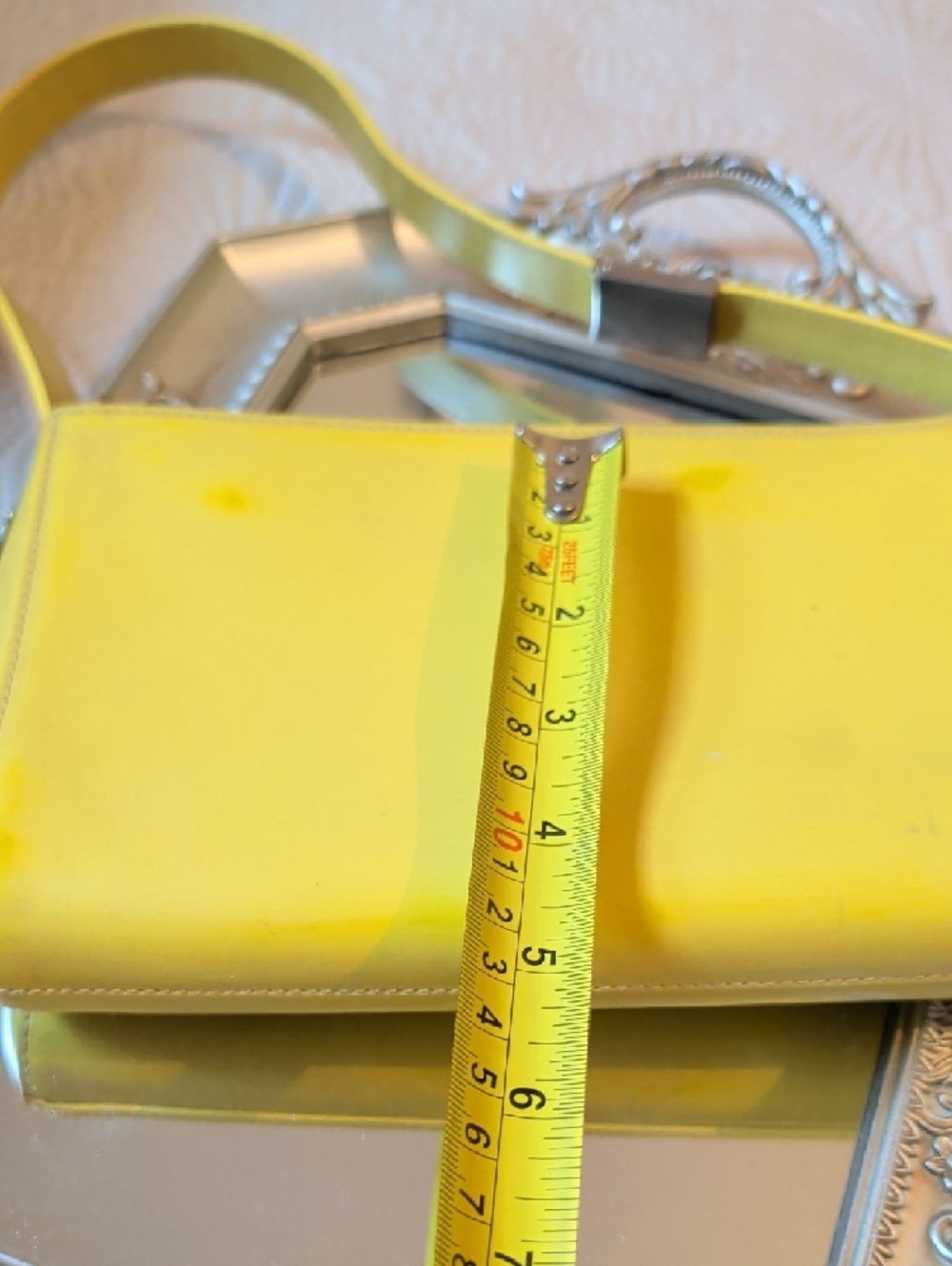 Calvin Klein Bright Yellow Shoulder Bag - Picture 5 of 6